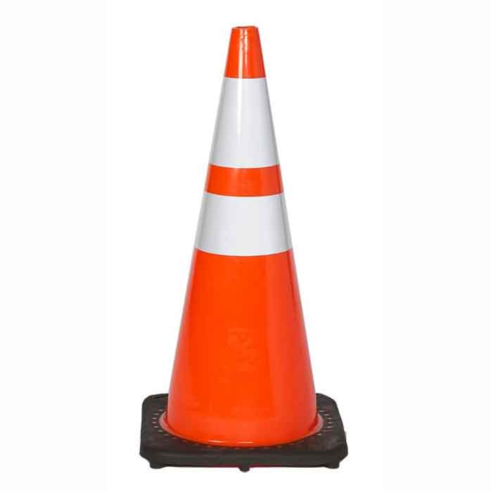 Heavy Duty Traffic Cone 18 in. (T) with 4 in. Reflective Collar Image