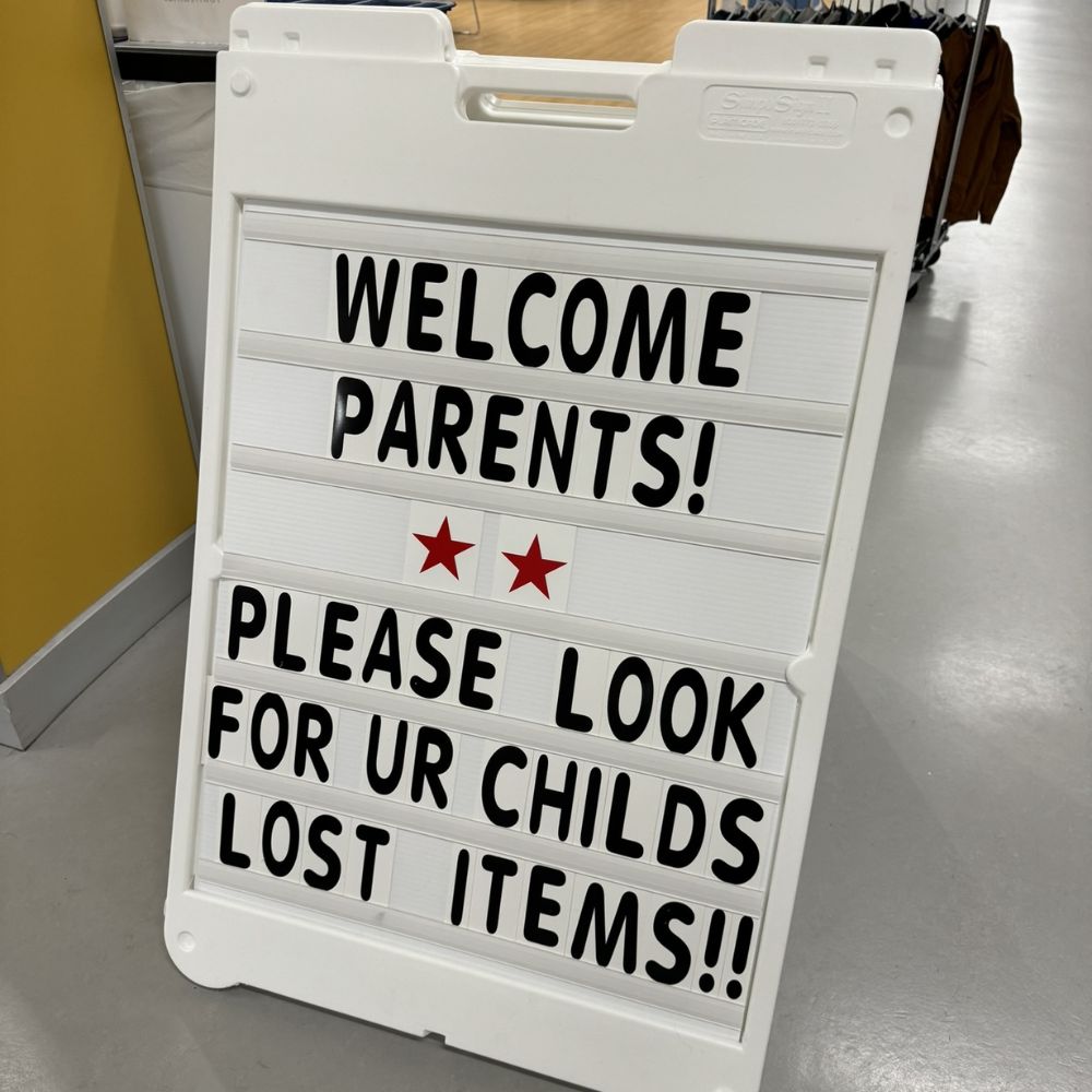 Wind Sign Message Board in Use Image