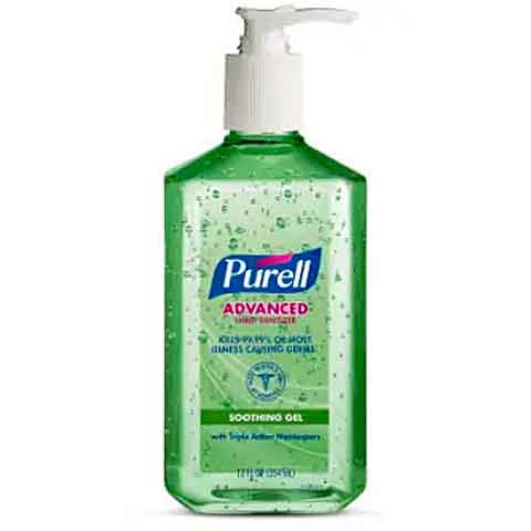 Purell Instant Hand Sanitizers with Aloe 12 oz. Pump Bottle Image