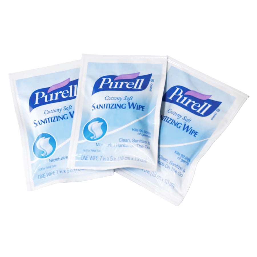 Purell Cottony Soft Sanitizing Wipes Individual Packs Image