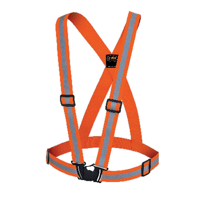 Reflective Safety Sash Orange Image