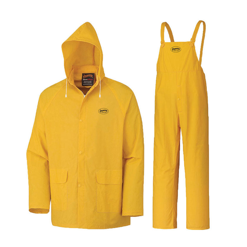 Repel Rainwear 3 Piece Yellow Front View Image