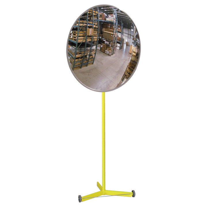 Convex Safety Mirror with Portable Stand Image