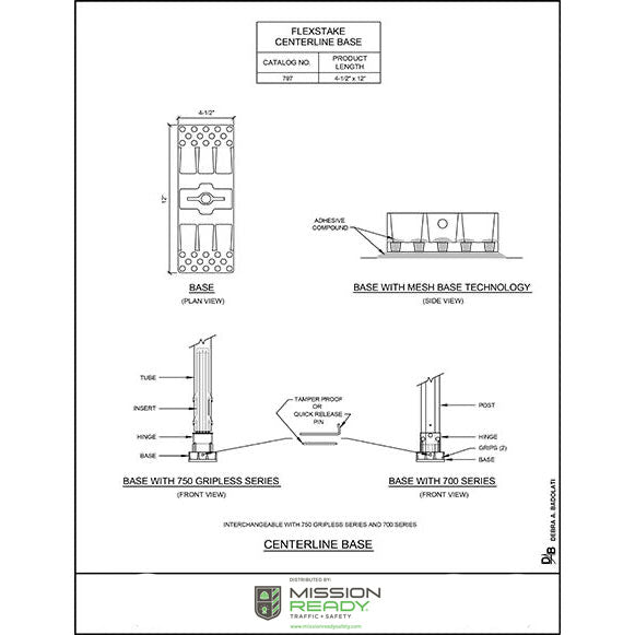 TM-750 Tubular Marker Centerline Base Image