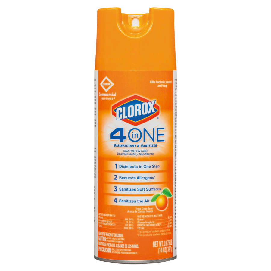 4-in-One Disinfectant and Sanitizer Aerosol 14 oz. Image