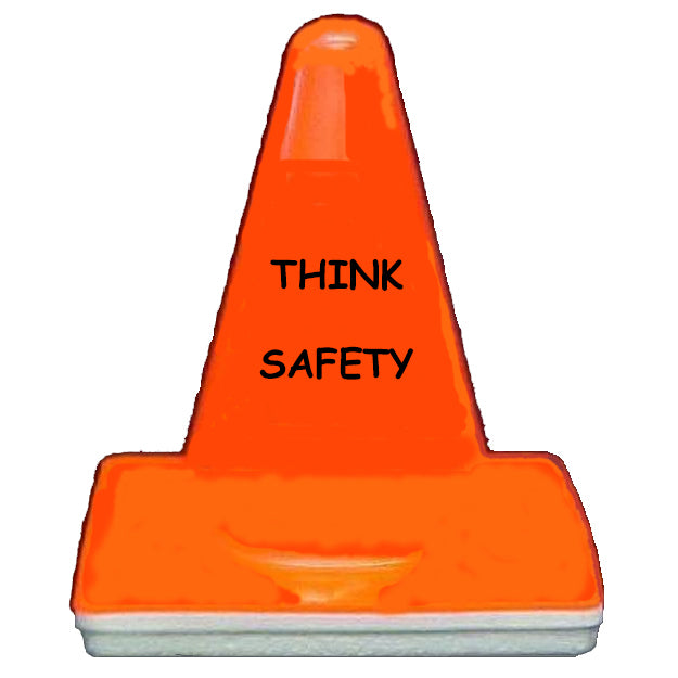 Collector Mini-Cone Orange with "Think Safety" Imprint Image