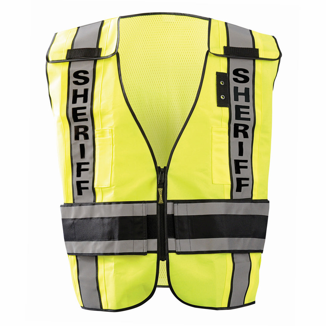 DOR Deluxe Safety "SHERIFF" Vest Front Image