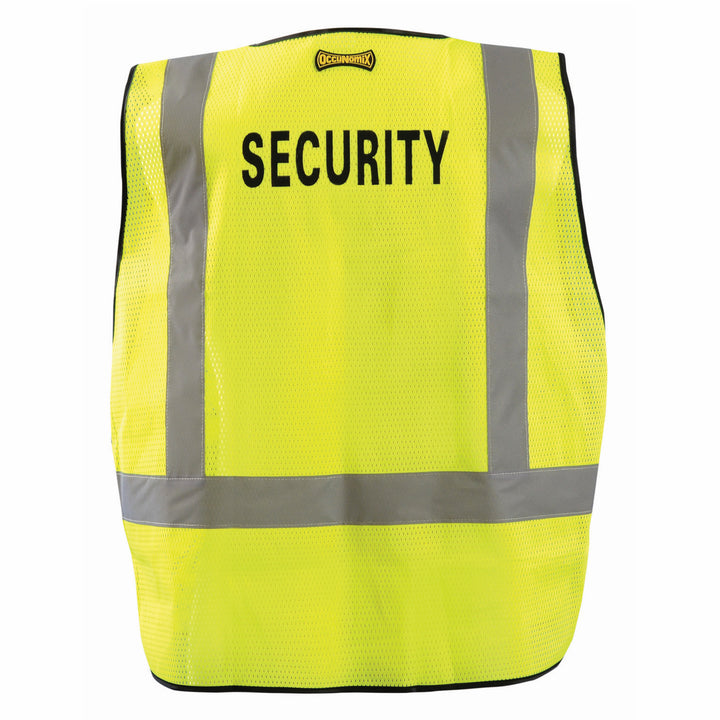 DOR Public Safety Security Mesh Vest Back Image