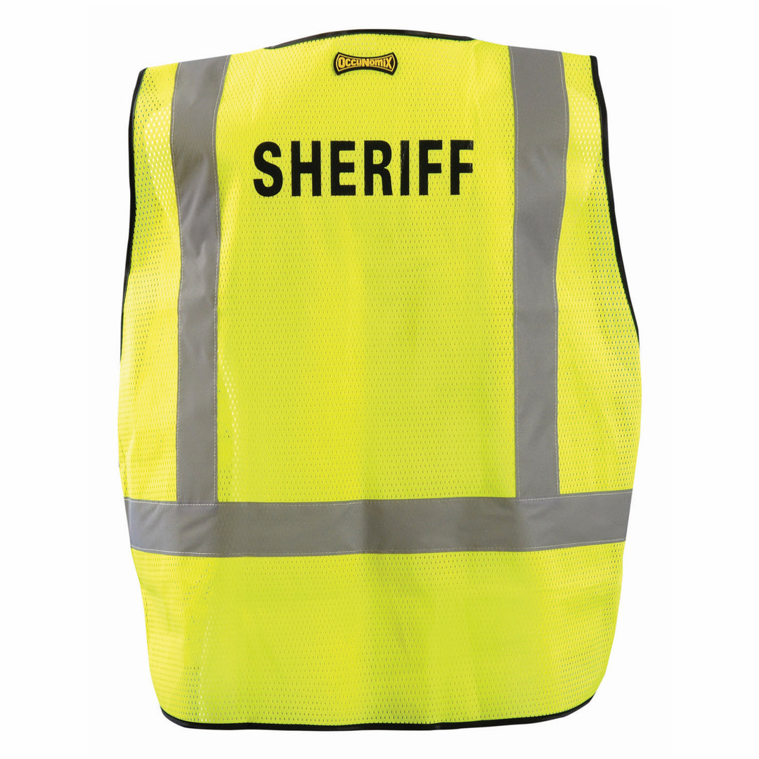 DOR Public Safety "SHERIFF" Mesh Vest Back Image