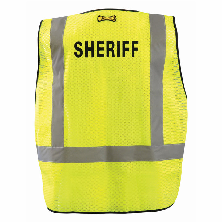 DOR Public Safety "SHERIFF" Mesh Vest Back Image