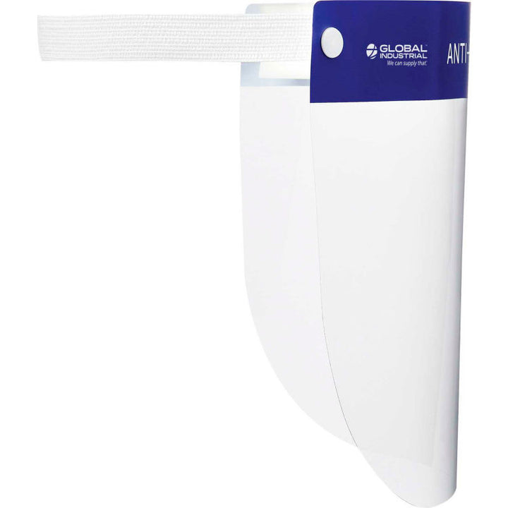 Fulle Face Shield Disposable Anti-Fog Side View Image