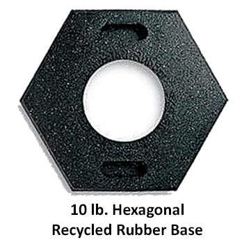 Grabber Recycled Rubber Base Hexagonal 10 lb. Weight Image