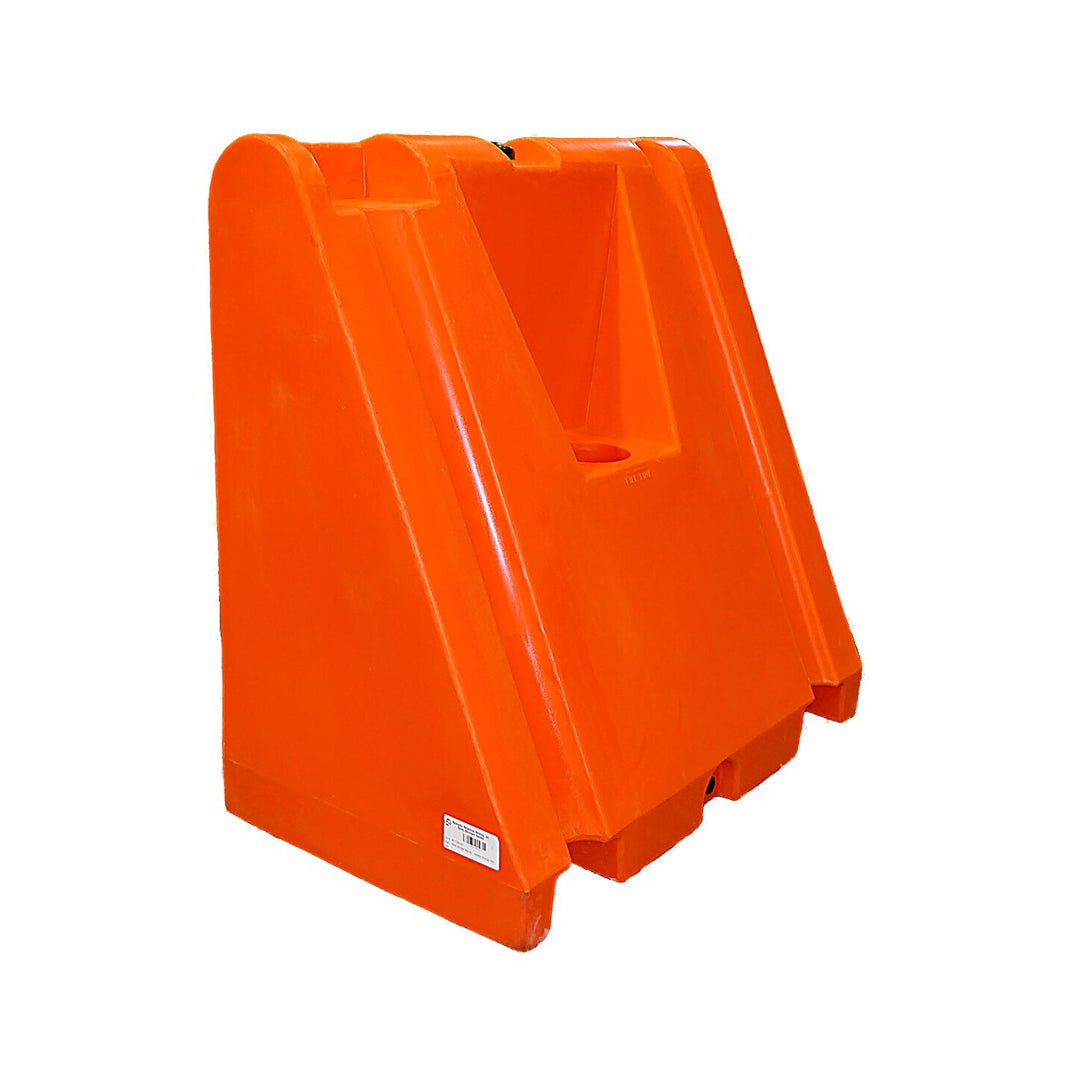 Heavy Duty Safety Barricade Wedge Side View Image