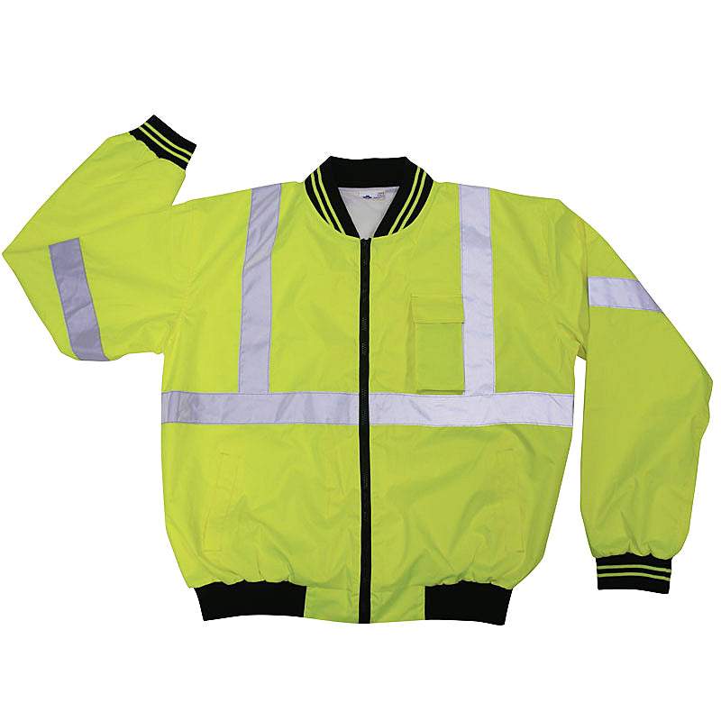 Lightweight Windbreaker Lime Green Jacket Class 3 Image