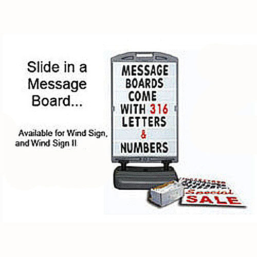 Wind Sign Message Board in Use Image