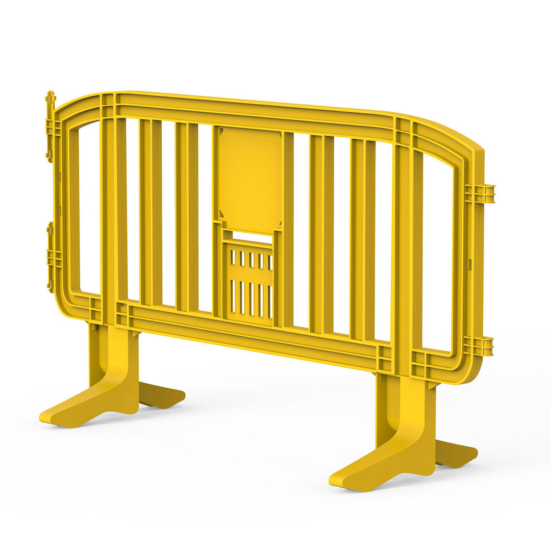 Movit Interlocking Plastic Barricade in Yellow Image