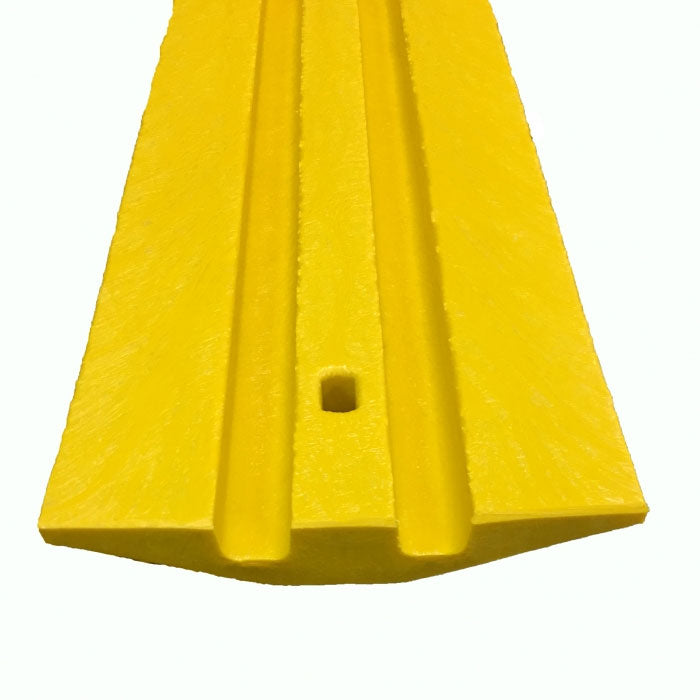 Plastic Speed Bump Underside Channels in Yellow Image