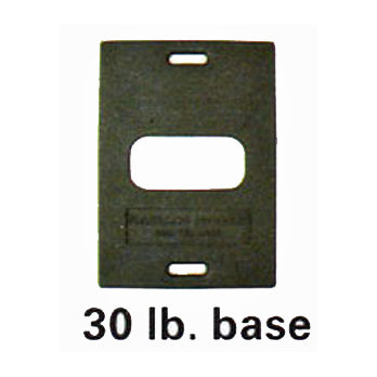 Rubber Base for Gemstone Vertical Panel Barricade