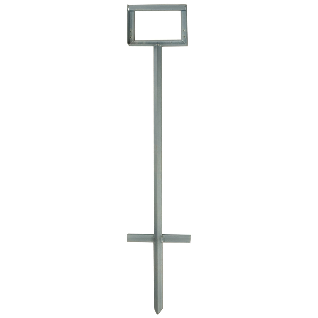 Pogo Sign Stand Steel Zinc Plated 56 in. (T) x 12 in. (W) x 12½ in. (D) Image